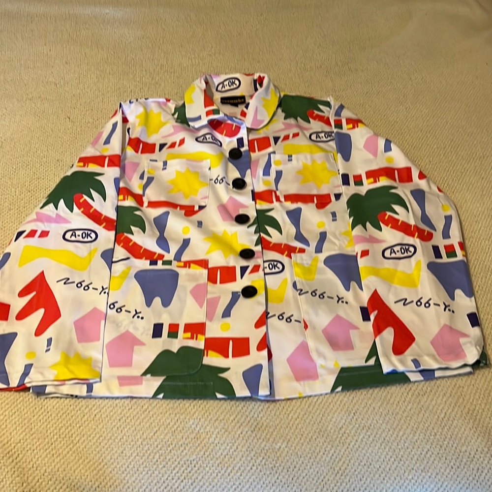 Nooworks XL chore jacket “A OK”